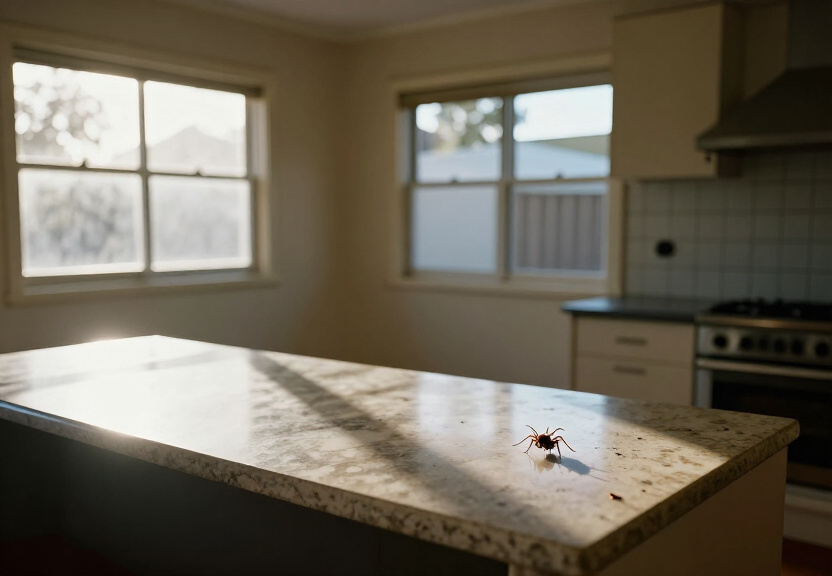 Ants in a Rose Bay café before treatment